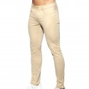 ES Collection Slim-Fit Pants - Beige