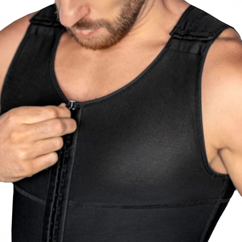 LEO Firm Compression Shaper Vest - Black