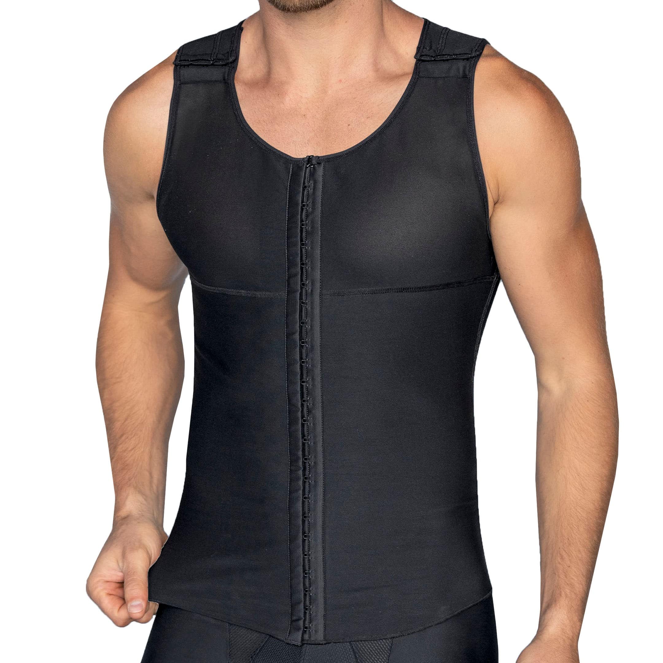 Leo Tummy Control Body Shaper for Men with Back Support - Post-Surgical  Bodysuit Mens Girdle Shapewear Black : : Clothing, Shoes &  Accessories