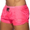 Addicted Double Waistband Swim Short - Pink