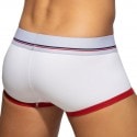 Addicted Basic Colors Cotton Trunks - White - Red