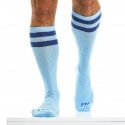 Modus Vivendi Chaussettes Hautes Football Bleu Clair