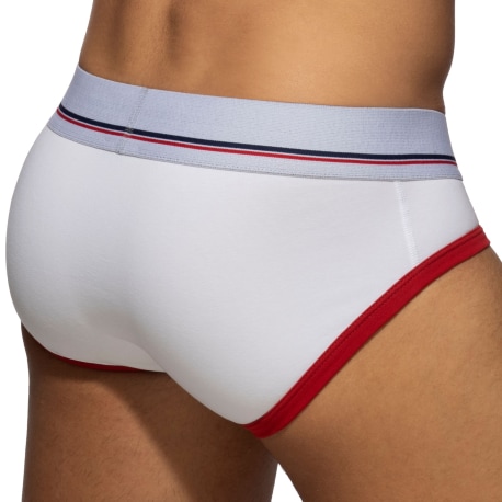 Addicted Slip Basic Colors Coton Blanc - Rouge