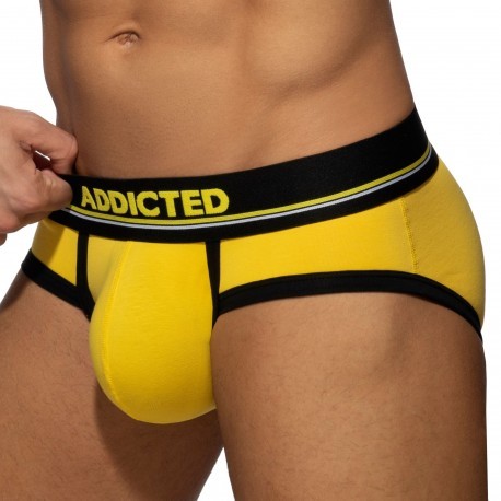 Addicted Basic Colors Cotton Briefs - Yellow