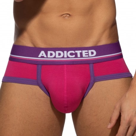 Addicted Basic Colors Cotton Briefs - Fuchsia