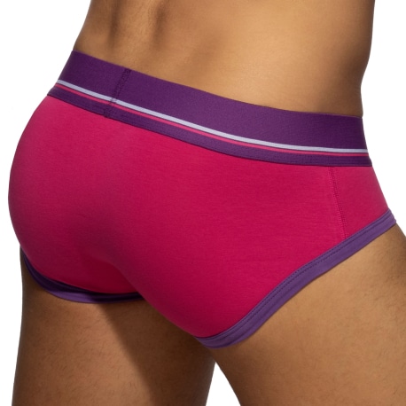 Addicted Basic Colors Cotton Briefs - Fuchsia