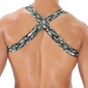 TOF Paris Party Boy Elastic Harness - Khaki Camouflage