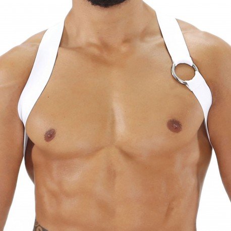 TOF Paris Party Boy Elastic Harness - White 