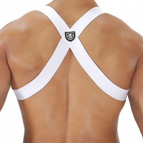 TOF Paris Party Boy Elastic Harness - White 