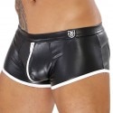 TOF Paris Fetish Full-Zip Trunks - Black - White