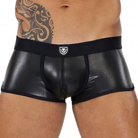 Faux leather Men's Sexy boxer briefs