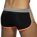 Addicted Mix Microfiber Shorts - Black