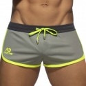 Addicted Mix Microfiber Shorts - Grey