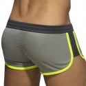 Addicted Mix Microfiber Shorts - Grey