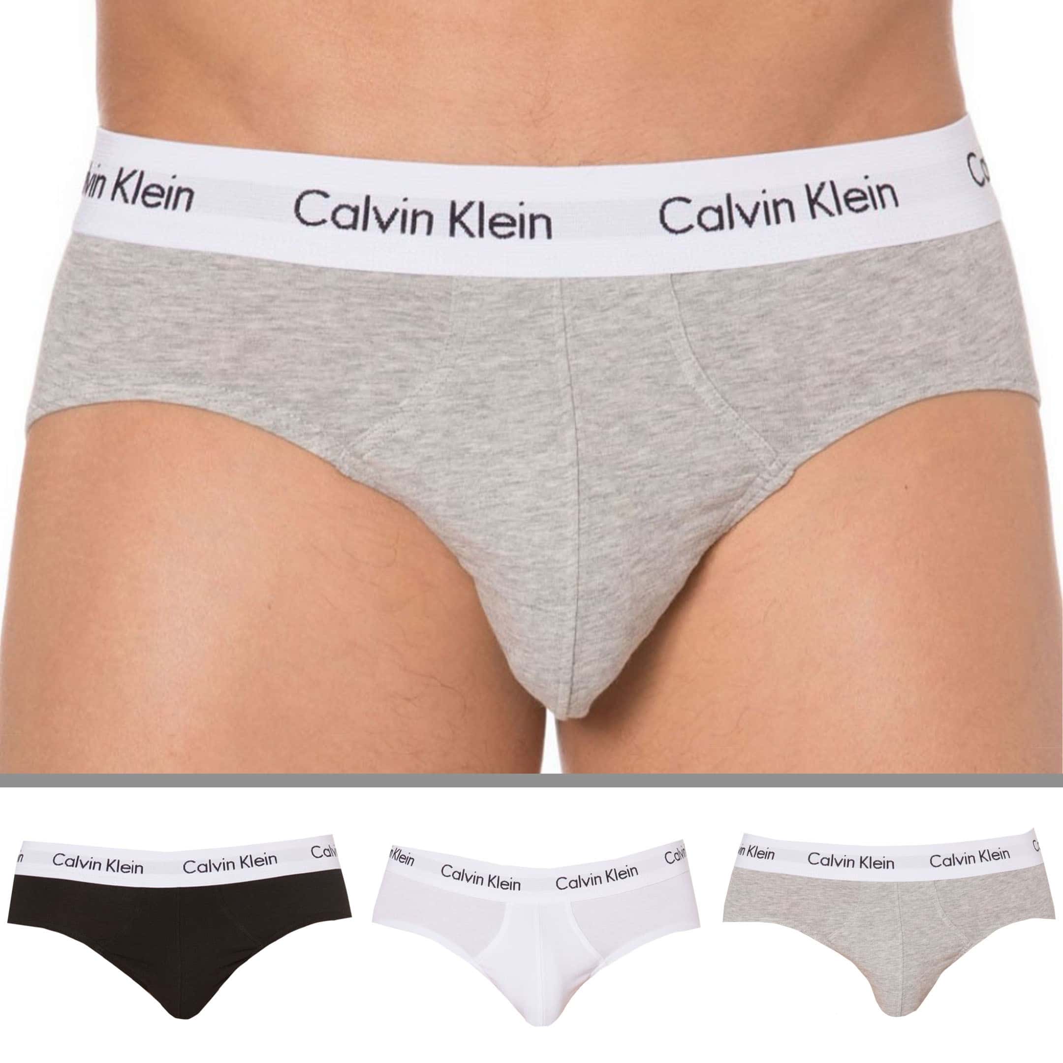 4-in-Box Calvin Klein Cotton Multicolor Briefs S or XXL Men New $43