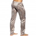 ES Collection Satin Lounge Pants - Leopard