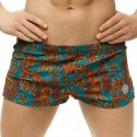 Marcuse Paisley Boxer Shorts - Green