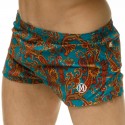 Marcuse Paisley Boxer Shorts - Green