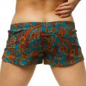 Marcuse Paisley Boxer Shorts - Green