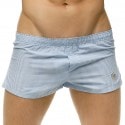 Marcuse Pinstripe Boxer Shorts - Blue