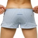 Marcuse Pinstripe Boxer Shorts - Blue