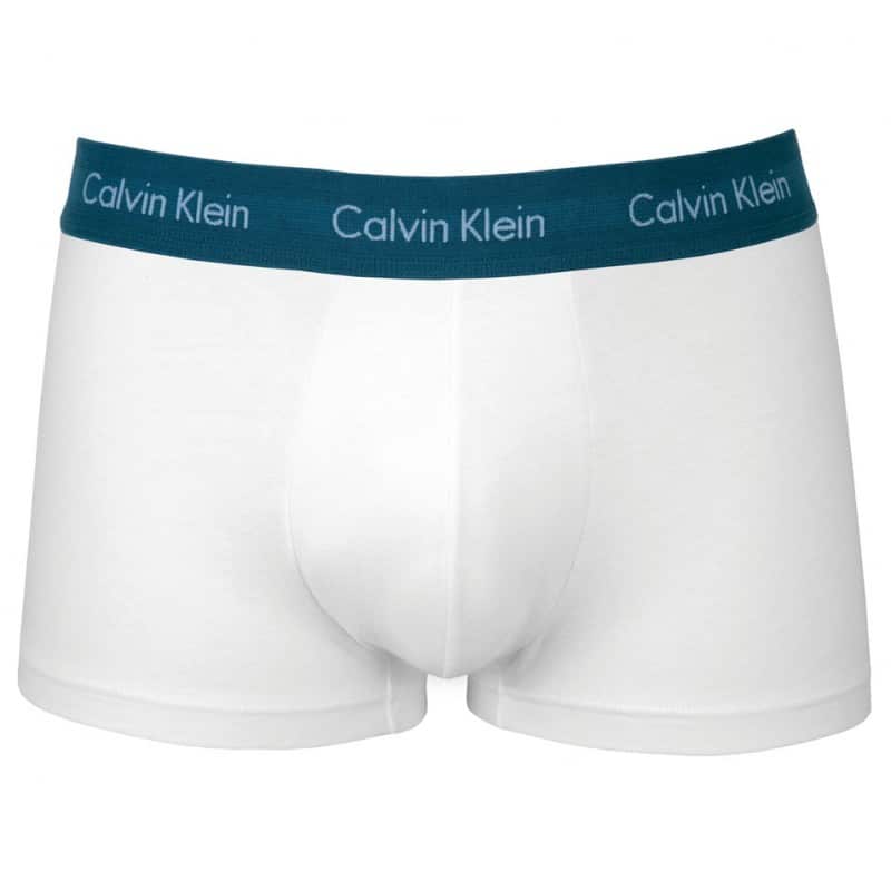 Calvin Klein 3-pack Cotton Stretch Boxers - White - Cobalt, Orange, Sky ...