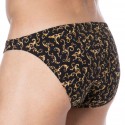 SKU Cotton Mini Briefs - Black Baroque