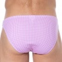 SKU Cotton Mini Briefs - Pink Gingham