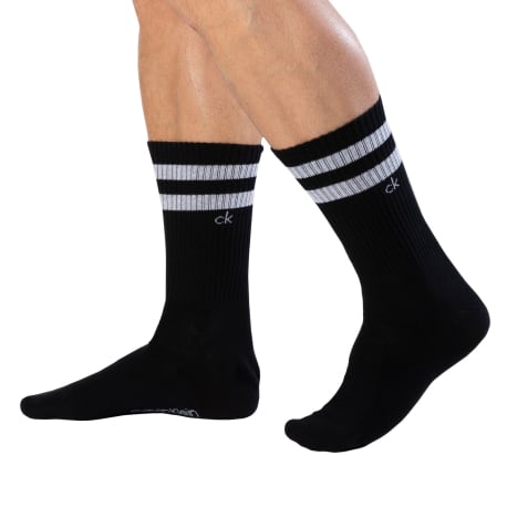 Calvin Klein 2-Pack Maurice Crew Socks - Black