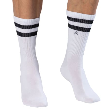 Calvin Klein 2-Pack Maurice Crew Socks - White