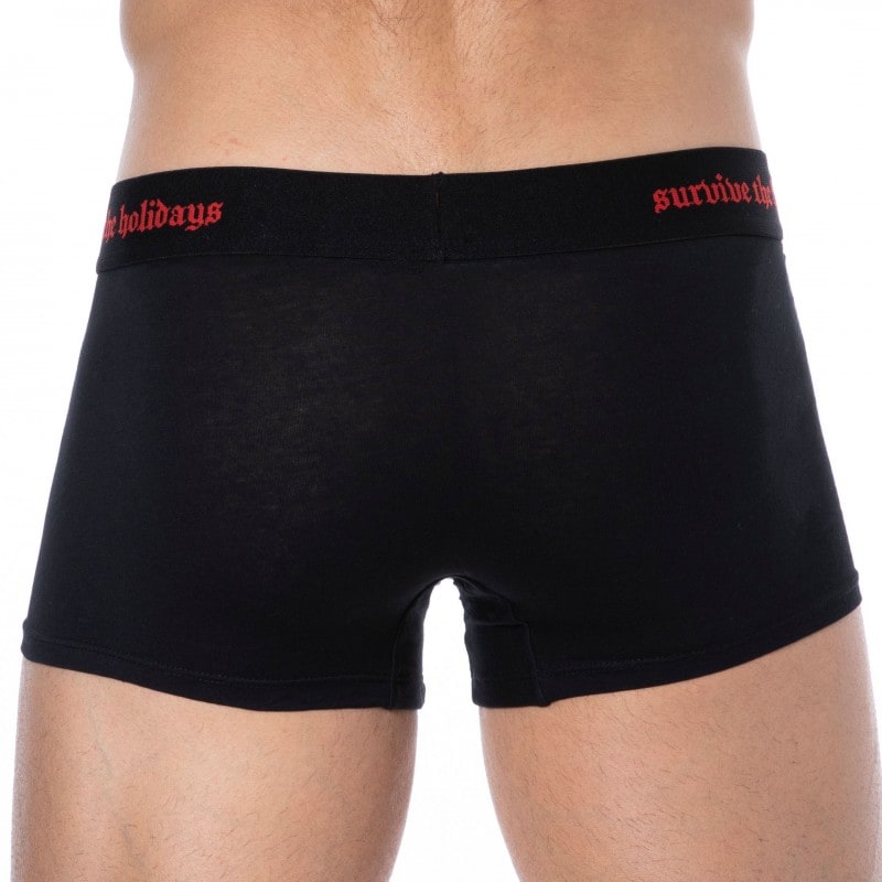 black and red calvin klein boxers