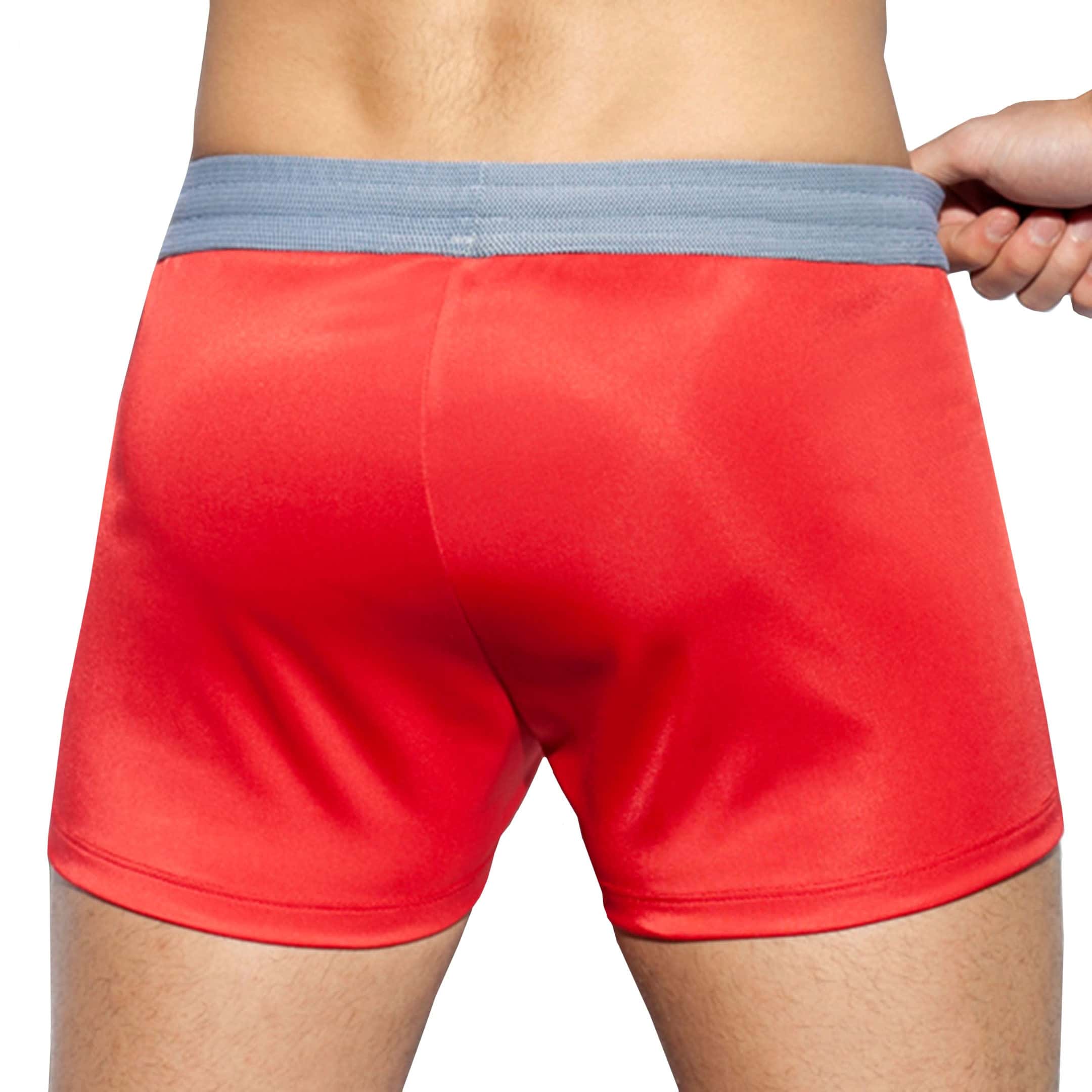 ES Collection Sportive Shorts - Navy - Red | INDERWEAR