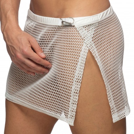 Addicted Party Mesh Skirt - White