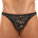 Modus Vivendi Floral Lace Low Cut Briefs - Black