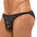 Modus Vivendi Floral Lace Low Cut Briefs - Black