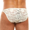 Modus Vivendi Floral Lace Low Cut Briefs - Ivory