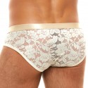 Modus Vivendi Floral Lace Classic Briefs - Ivory