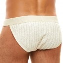 Modus Vivendi Knitted Tanga Briefs - Ivory