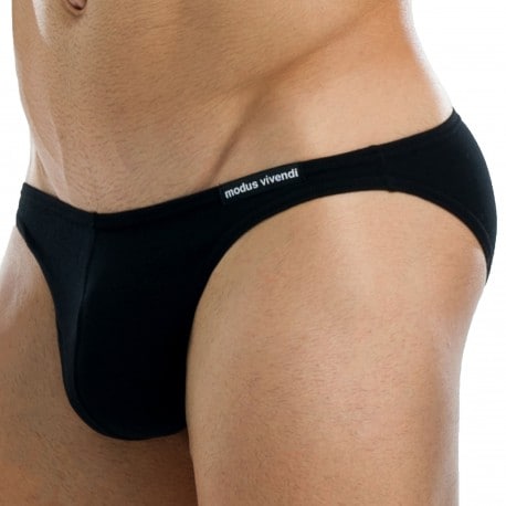 Modus Vivendi Antibacterial Tanga Briefs - Black