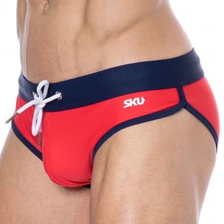 Maillot discount homme rouge