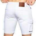 ES Collection Cargo Bermuda - White