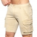 ES Collection Cargo Bermuda - Beige