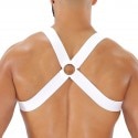 TOF Paris Fetish Elastic Harness - White