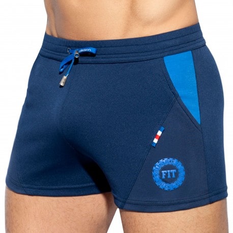 ES Collection Fit Flag Short Shorts - Navy