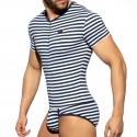 ES Collection Body Coton Rayure Marine