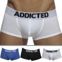 Addicted 3-Pack My Basic Boxers - White - Black - Royal