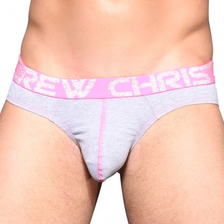 Andrew Christian Almost Naked Happy Briefs Heather Grey Inderwear