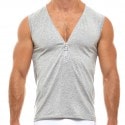 Modus Vivendi Zipper Tank Top - Grey