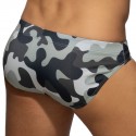 Addicted Basic Swim Briefs - Grey Camo