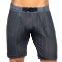 ES Collection Diplomatic Bermuda Shorts - Blue Grey